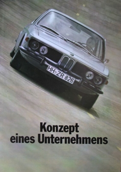BMW Modelprogram 1969 "Konzept eines Unternehmens" Carbrochure (4212)